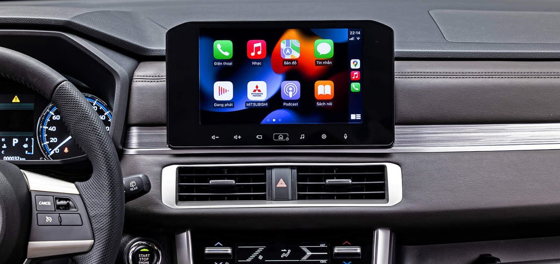 Màn hình giải trí 8 inch trên Mitsubishi Xpander